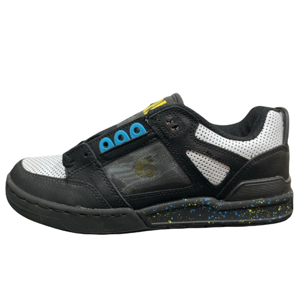 Vtg Osiris DEVISE Black White Splat Skate Shoes Sneaker 12421160 Mens Size 7 NEW